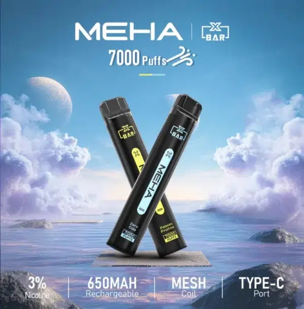 【NEW】MEHA魅嗨拋棄式小黑條7000口