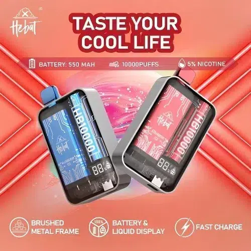 Hebat 10000 puffs喜貝一次性拋棄式